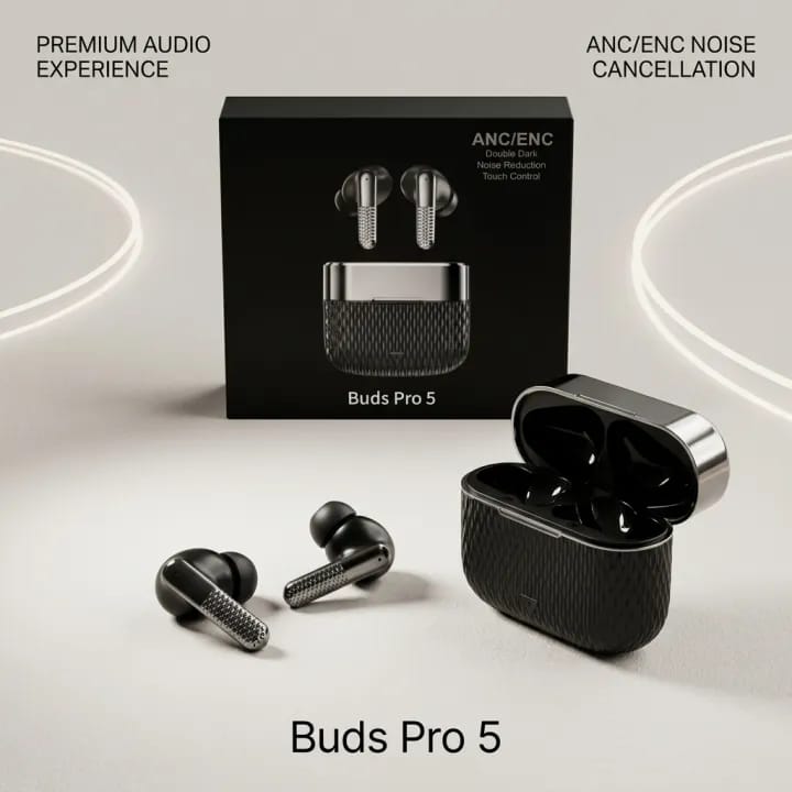 Buds Pro 5 Wireless Bluetooth Earbuds