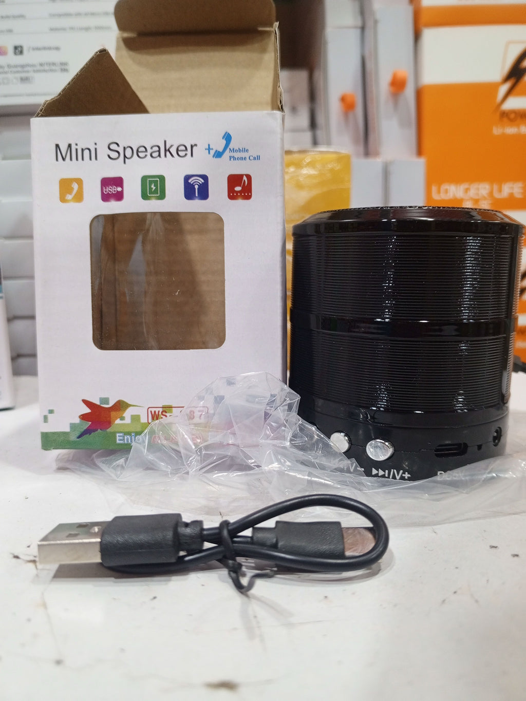 WS 887 Mini Portable Bluetooth Speaker
