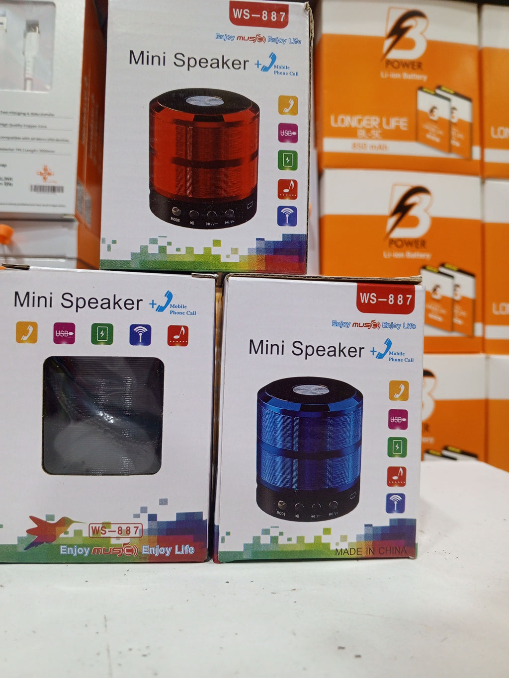 WS 887 Mini Portable Bluetooth Speaker