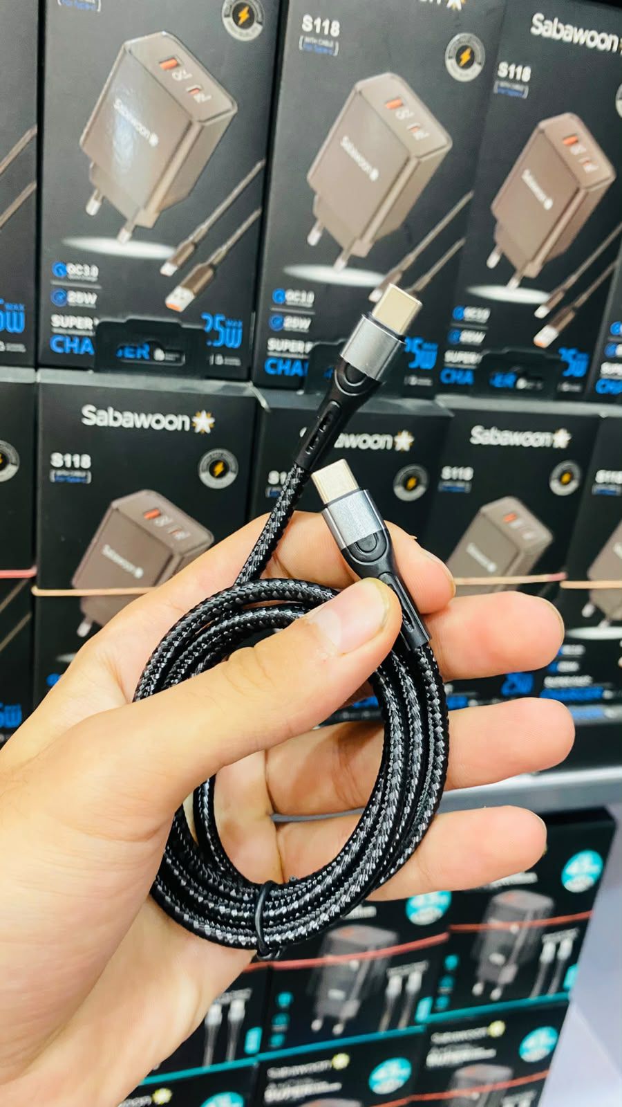 Sabawoon S131 45W GaN Super Fast Charger with Cable