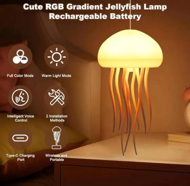 Jelly Fish Lamp Table Lamp Room Decoration Music sync light Sleeping Light Kids Light Home Decoration Light Room Light RGB Light