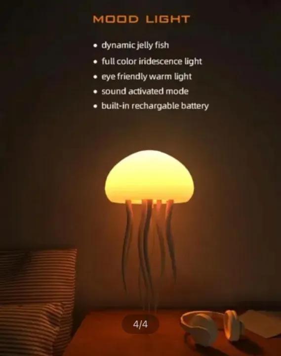 Jelly Fish Lamp Table Lamp Room Decoration Music sync light Sleeping Light Kids Light Home Decoration Light Room Light RGB Light